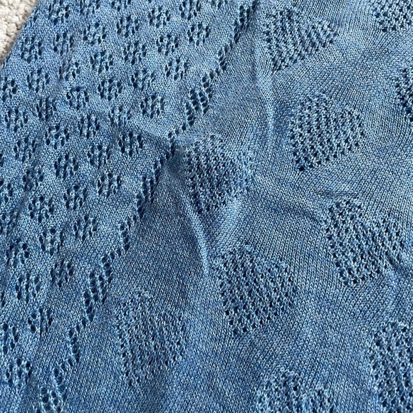 Yuca Paris Knit Pointelle Top NWT - Picture 7 of 12